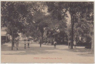 POSTAL ANTIGUA DE JEREZ. ALAMEDA FORTUN DE TORRES