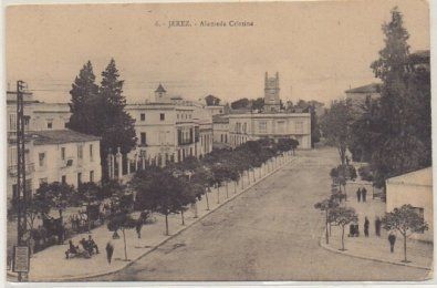 POSTAL ANTIGUA DE JEREZ. ALAMEDA CRISTINA