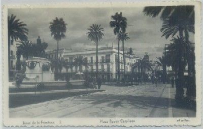 POSTAL DE JEREZ. PLAZA REYES CATOLICOS