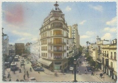 POSTAL DE JEREZ. PLAZA ESTEVE Y RAMON DE CAJAL