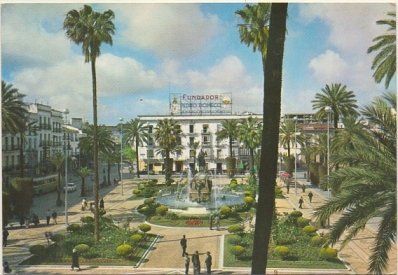 POSTAL ANTIGUA DE JEREZ. PLAZA DE LOS REYES CATOLICOS