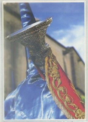 POSTAL DE JEREZ. SEMANA SANTA. NAZARENO DE LA BORRIQUITA CON BOCINA Nº 3