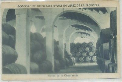 POSTAL DE JEREZ. BODEGAS GONZALEZ BYASS. NAVES DE LA CONSTANCIA  Nº 43