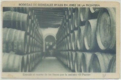 POSTAL DE JEREZ. BODEGAS GONZALEZ BYASS. CUARTO DE LOS REYES Nº 45