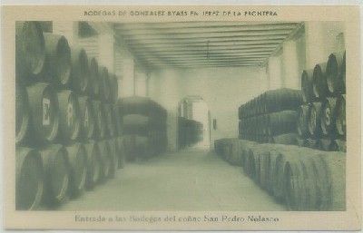 POSTAL DE JEREZ. BODEGAS GONZALEZ BYASS. BODEGAS COÑAC SAN PEDRO NOLASCO