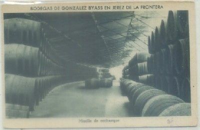 POSTAL DE JEREZ. BODEGAS GONZALEZ BYASS. MUELLE DE EMBARQUE Nº 8