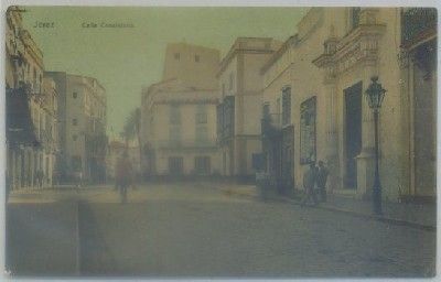 POSTAL ANTIGUA DE JEREZ. CALLE CONSISTORIAL