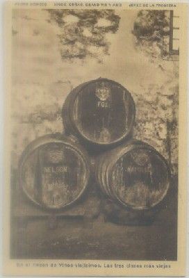 POSTAL ANTIGUA DE JEREZ. PEDRO DOMEC. RINCON DE LOS VINOS VIJISIMOS
