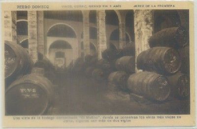 POSTAL ANTIGUA DE JEREZ. PEDRO DOMEC. BODEGA DENOMINADA -EL MOLINO-