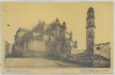 POSTAL ANTIGUA DE JEREZ. SANTA E INSIGNE IGLESIA COLEGIAL