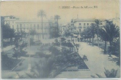POSTAL ANTIGUA DE JEREZ. PLAZA DE ALFONSO Xll Nº 17