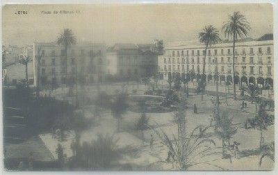POSTAL ANTIGUA DE JEREZ. PLAZA DE ALFONSO Xll