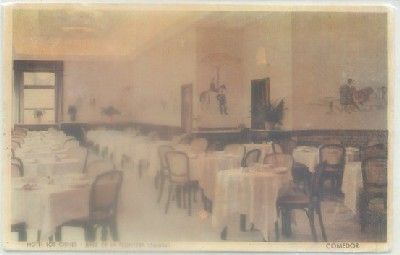 POSTAL DE JEREZ. HOTEL LOS CISNEROS. COMEDOR