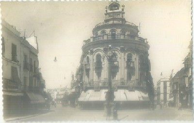 POSTAL DE JEREZ. CALLE JOSE ANTONIO PRIMO DE RIVERA Y SANTA MARIA