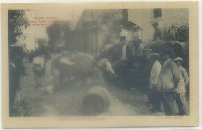 POSTAL ANTIGUA DE JEREZ. PEDRO DOMECQ. OPERACIONES DE EMBARQUE