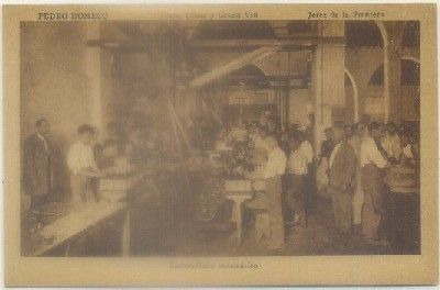 POSTAL ANTIGUA DE JEREZ. PEDRO DOMECQ. EMBOTELLADO AUTOMATICO