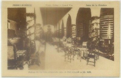 POSTAL ANTIGUA DE JEREZ. PEDRO DOMECQ. BODEGA DE LA LUZ