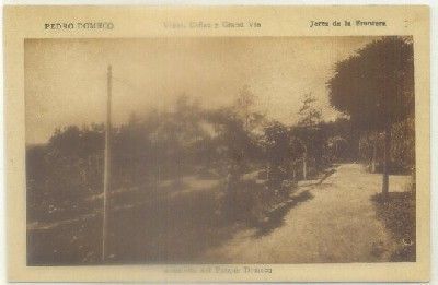 POSTAL ANTIGUA DE JEREZ. PEDRO DOMECQ. ROSALEDA DEL PARQUE DOMECQ