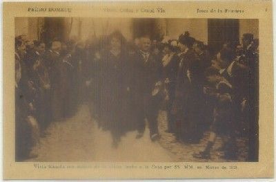 POSTAL ANTIGUA DE JEREZ. PEDRO DOMECQ. VISTA A LA CASA DE S.S.M.M. EN 1915