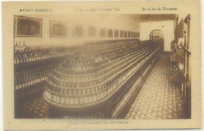 POSTAL ANTIGUA DE JEREZ. PEDRO DOMECQ. CUARTO DE MUESTRAS DE REFERENCIA