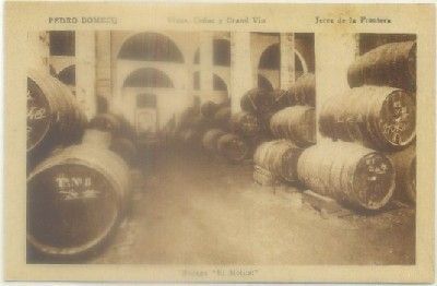 POSTAL ANTIGUA DE JEREZ. PEDRO DOMECQ. BODEGA "EL MOLINO"