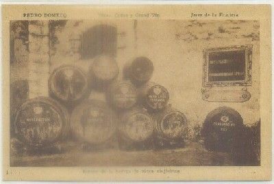 POSTAL ANTIGUA DE JEREZ. PEDRO DOMECQ. RINCON BODEGA DE VINOS VIEJISIMOS