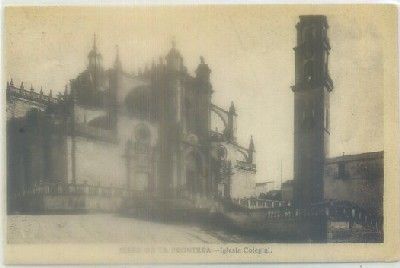POSTAL ANTIGUA DE JEREZ. IGLESIA COLEGIAL