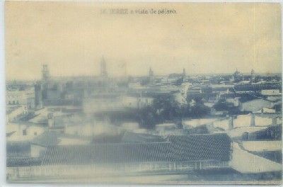 POSTAL ANTIGUA DE JEREZ. A VISTA DE PAJARO Nº 16