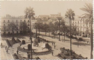 POSTAL DE JEREZ. PLAZA DE LOS REYES CATOLICOS