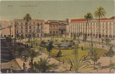 POSTAL ANTIGUA DE JEREZ. PLAZA DE ALFONSO Xl