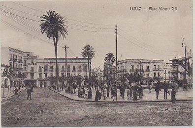 POSTAL ANTIGUA DE JEREZ. PLAZA DE ALFONSO Xll