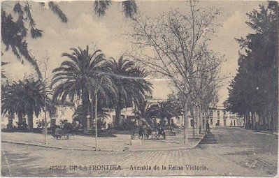 POSTAL ANTIGUA DE JEREZ. AVENIDA DE LA REINA VICTORIA