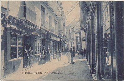 POSTAL ANTIGUA DE JEREZ. CALLE DE ANTONIO VICO