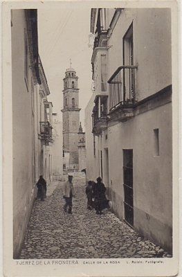 POSTAL ANTIGUA DE JEREZ. CALLE DE LA ROSA