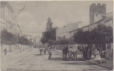 POSTAL ANTIGUA DE JEREZ. CALLE ANCHA SERIE 711 Nº 3