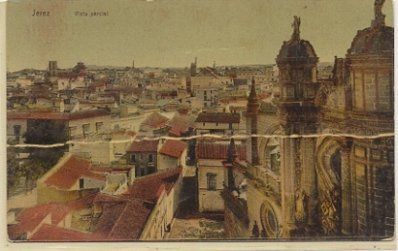 POSTAL ANTIGUA DE JEREZ. VISTA PARCIAL SERIE 712 Nº 4