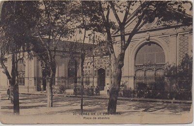 POSTAL ANTIGUA DE JEREZ. PLAZA DE ABASTOS