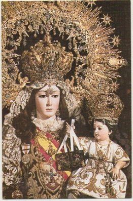 POSTAL DE JEREZ. NUESTRA SEÑORA DEL CARMEN CORONADA