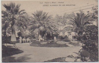 POSTAL ANTIGUA DE JEREZ. ALAMEDA DE LAS ANGUSTIAS Nº 1552. HAUSER Y MENET