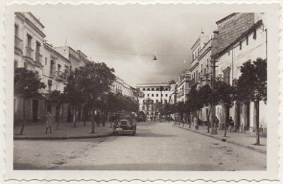 POSTAL DE JEREZ DE LA FRONTERA. CALLE DEL GENERAL FRANCO