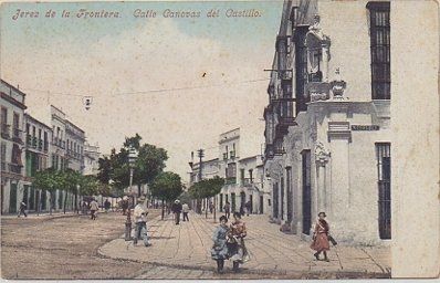 POSTAL ANTIGUA DE JEREZ DE LA FRONTERA. CALLE CANOVAS DEL CASTILLO