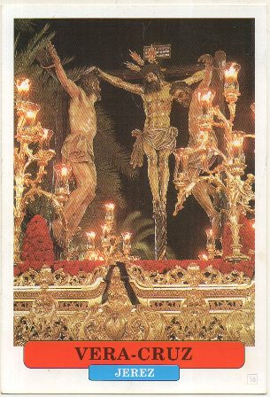 POSTAL SEMANA SANTA DE JEREZ. STMO. CRISTO DE LA SANTA VERA-CRUZ