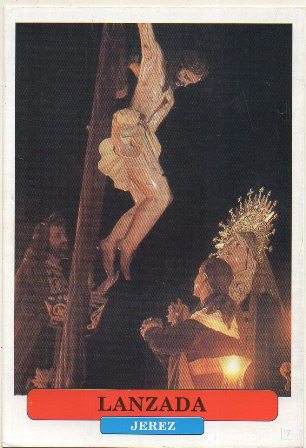 POSTAL SEMANA SANTA DE JEREZ. STMO. CRISTO DE LA SAGRADA LANZADA