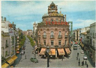 POSTAL DE JEREZ. CALLE J.A. PRIMO DE RIVERA Y SANTA MARIA. Nº 2