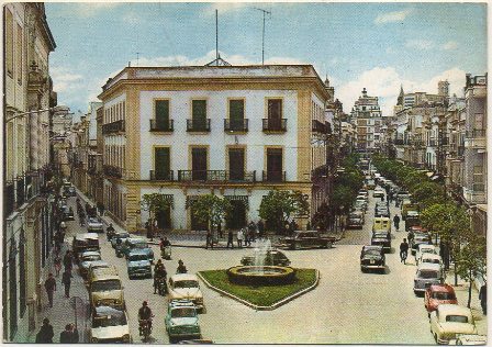 POSTAL DE JEREZ. CALLE JOSE ANTONIO PRIMO DE RIVERA
