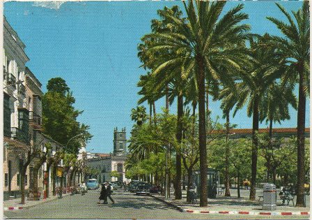 POSTAL DE JEREZ. ALAMEDA MARQUES DE CASA DOMECQ