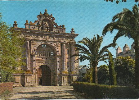 POSTAL DE JEREZ. CARTUJA. ENTRADA PRINCIPAL