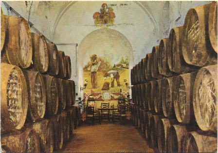 POSTAL DE JEREZ. BODEGA BOBADILLA. EL CONSEJO