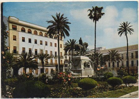 POSTAL DE JEREZ. MONUMENTO AL GRAL. PRIMO DE RIVERA