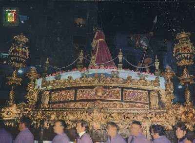 POSTAL DE MALAGA SEMANA SANTA NUESTRO PADRE JESUS DE LA FUENTE DEL CEDRON Nº 5